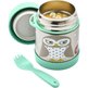 Pote Térmico Com Talher Coruja - 3  Sprouts
