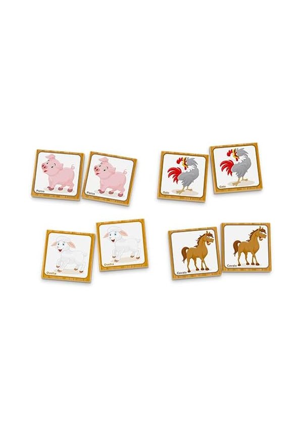 02 memoria fazendinha jogo educativo junges brinquedos