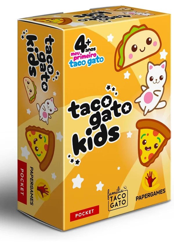 caixa do brinquedo taco gato kids