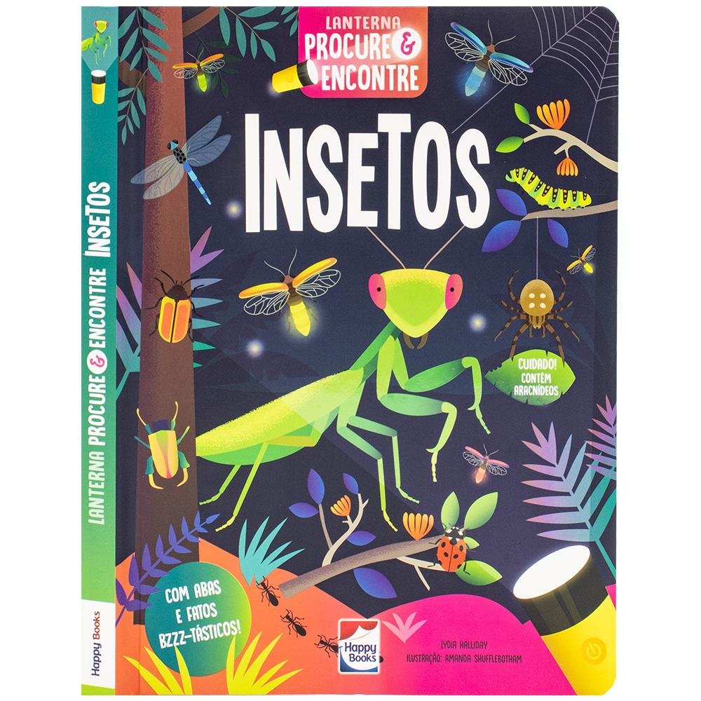 Livro Insetos - Happy Books | Happy Books | Ideiaria Brinquedos
