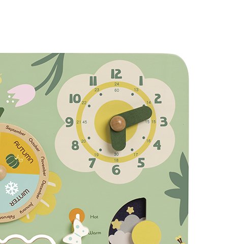 painel temporal de atividades em madeira classic world para criancas a partir de 3 anos 4